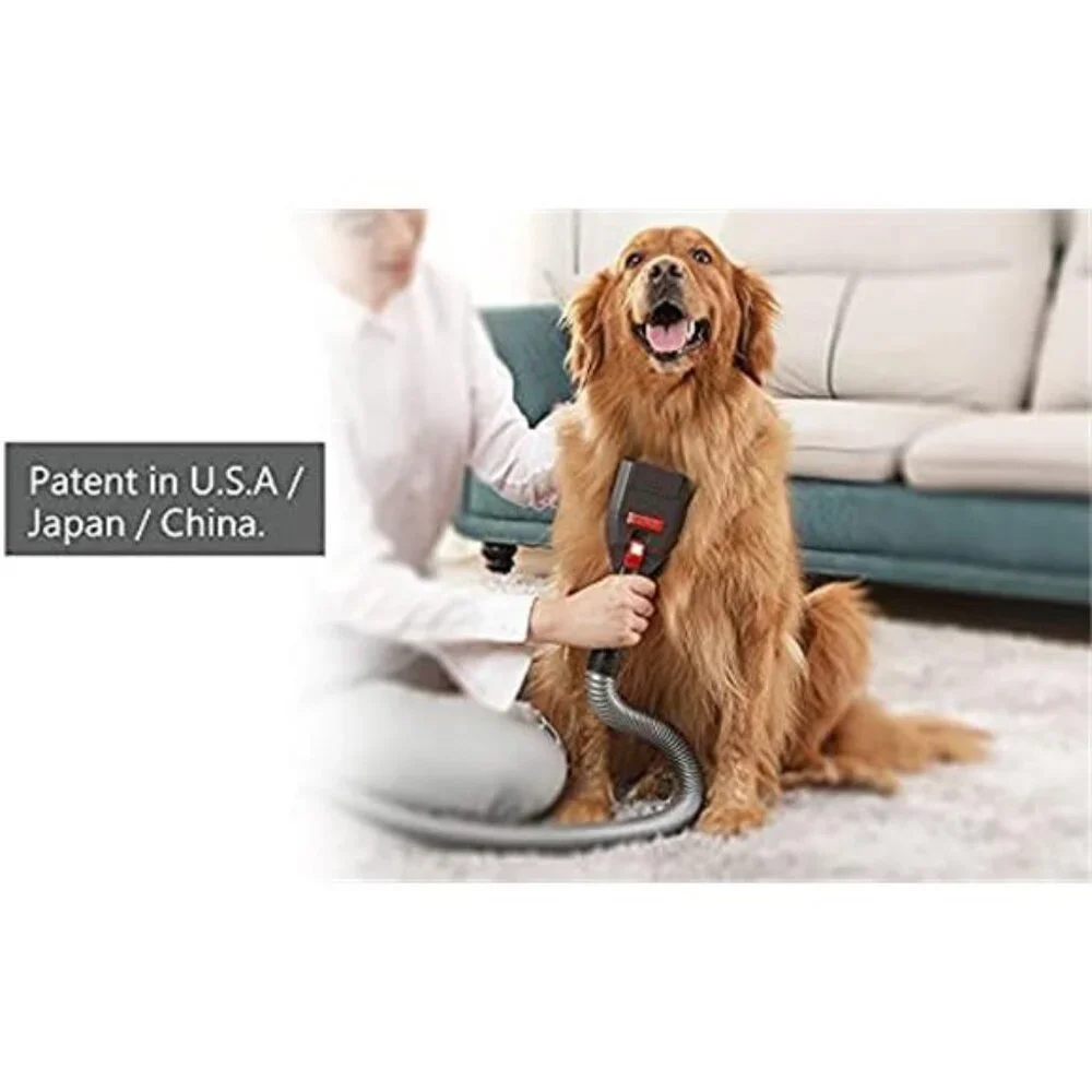 Dog Grooming Brush Vacuum Attachment Pet Groomer kit for dogs,Hair Shedding